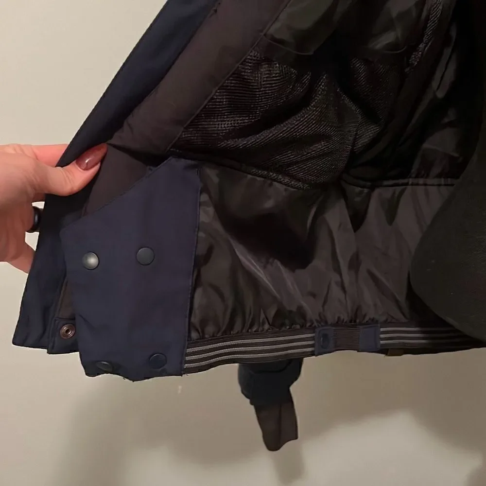 Quiksilver Kid's Navy Blue Dry Flight Technology 18K Hooded Winter Jacket